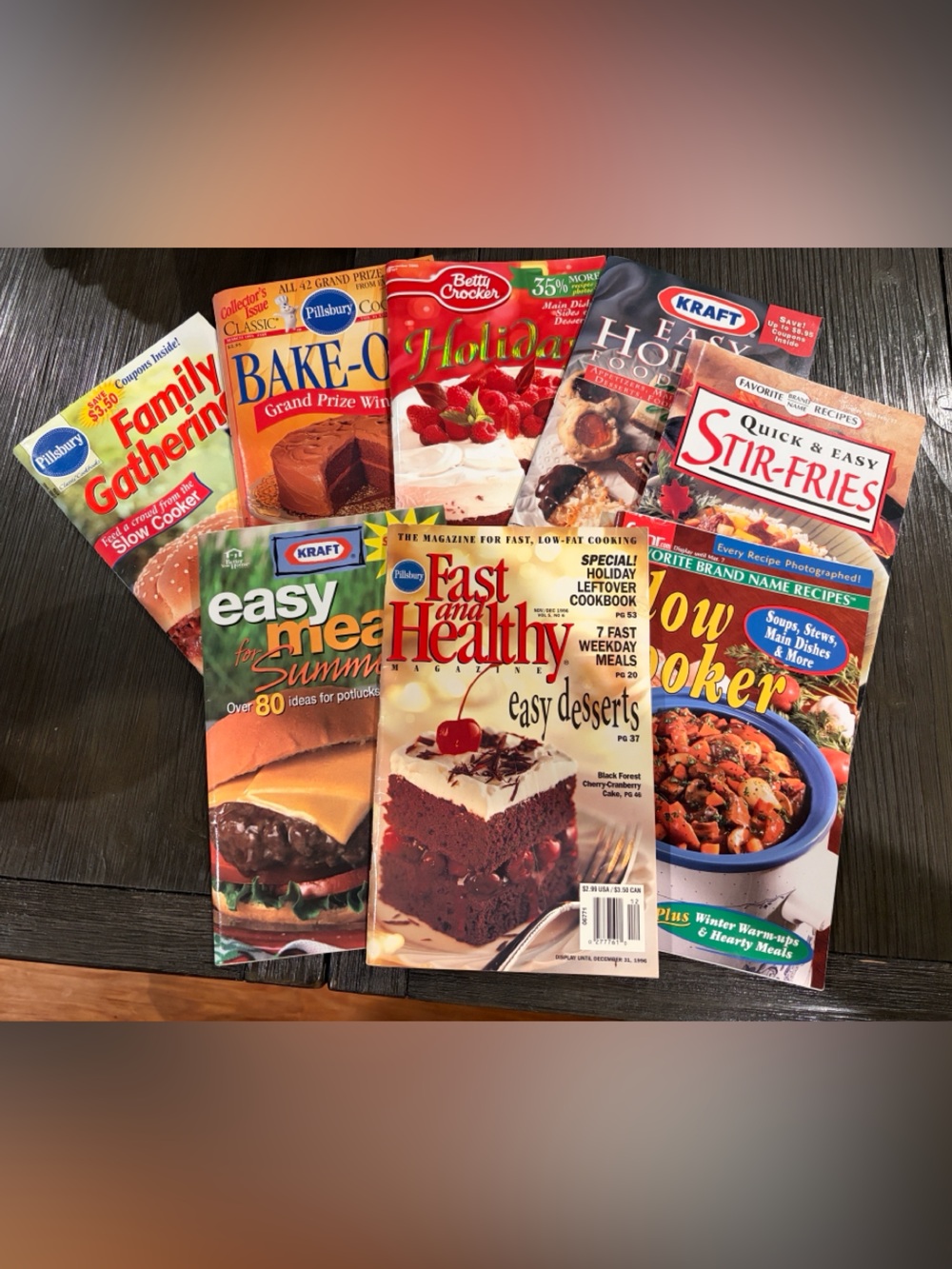 Lot of 8 mini Recipe Books/Magazine type